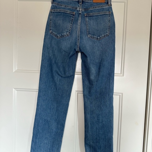Aritzia Denim Forum The Arlo High Rise Trouser Straight Size 25 - Picture 5 of 9
